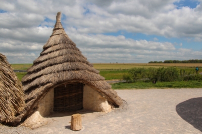 Reconstruction of a Neolithic house